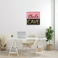 thumbnail image 2 of Stupell Industries Babe Cave Pink and Gold, 24 x 24,Design by ND Art, 2 of 2
