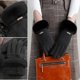 thumbnail image 3 of Guantes de invierno para mujer, cálidos, elásticos, con forro polar, guantes gruesos, pantalla táctil, SMS, clima frío, guantes de invierno para mujer (negro), 3 of 5