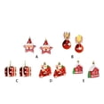 thumbnail image 4 of Inteprter 2 unids/set Mini Adornos de árbol de Navidad excelente decoración de fiesta de Navidad para decoración de árbol de Navidad Kits de decoración para fiestas D, 4 of 6