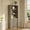 Grey, variant on GarveeHome 71" Tall 5-Shelf Wooden Bookcase with Doors, 31.5" Wide Farmhouse Book Shelf, Adjustable Top Shelf, Grey