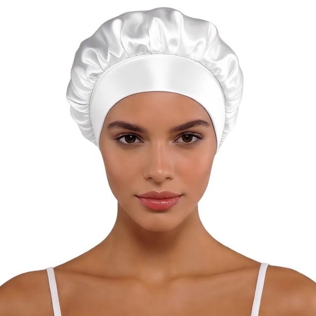 Bucket Hat For Home And Leisure With Satin Wide Brim Classic Style Suitable For All Seasons Travel Sleep Cap Fashion Accessory