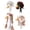 B#0228, variant on Porch Goose Braid Cute Lawn Goose Statue Braid Porch Goose Outfits for Outdoor Garden Patio Yard Goosey Decoration - D