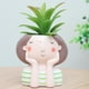 thumbnail image 2 of 2PCS / SET BOY \u0026 GIRL Resin Cactus Flower Decoración De Oficina Macarena Bonita maceta de resina, 2 of 7