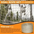 thumbnail image 6 of Twisted Sisal Rope – 100' X 1" Sisal Twine – Multipurpose Rope for Cat Scratcher, DIY Projects, Gardening, Arts & Crafts – Industrial Strength Natural Sisal String Rope (1 Inch X 100 Feet), 6 of 8
