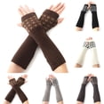 thumbnail image 2 of Manchons de Bras d'Hiver Mode Protecteurs Unisexe Trou pour Pouce Chauffe-Bras Couvre-Bras, 2 of 10