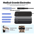 thumbnail image 5 of Electroestimulador  Belug muscular digital portátil recargable 2 canales 36 modos 8 almohadillas NEGRO, 5 of 5
