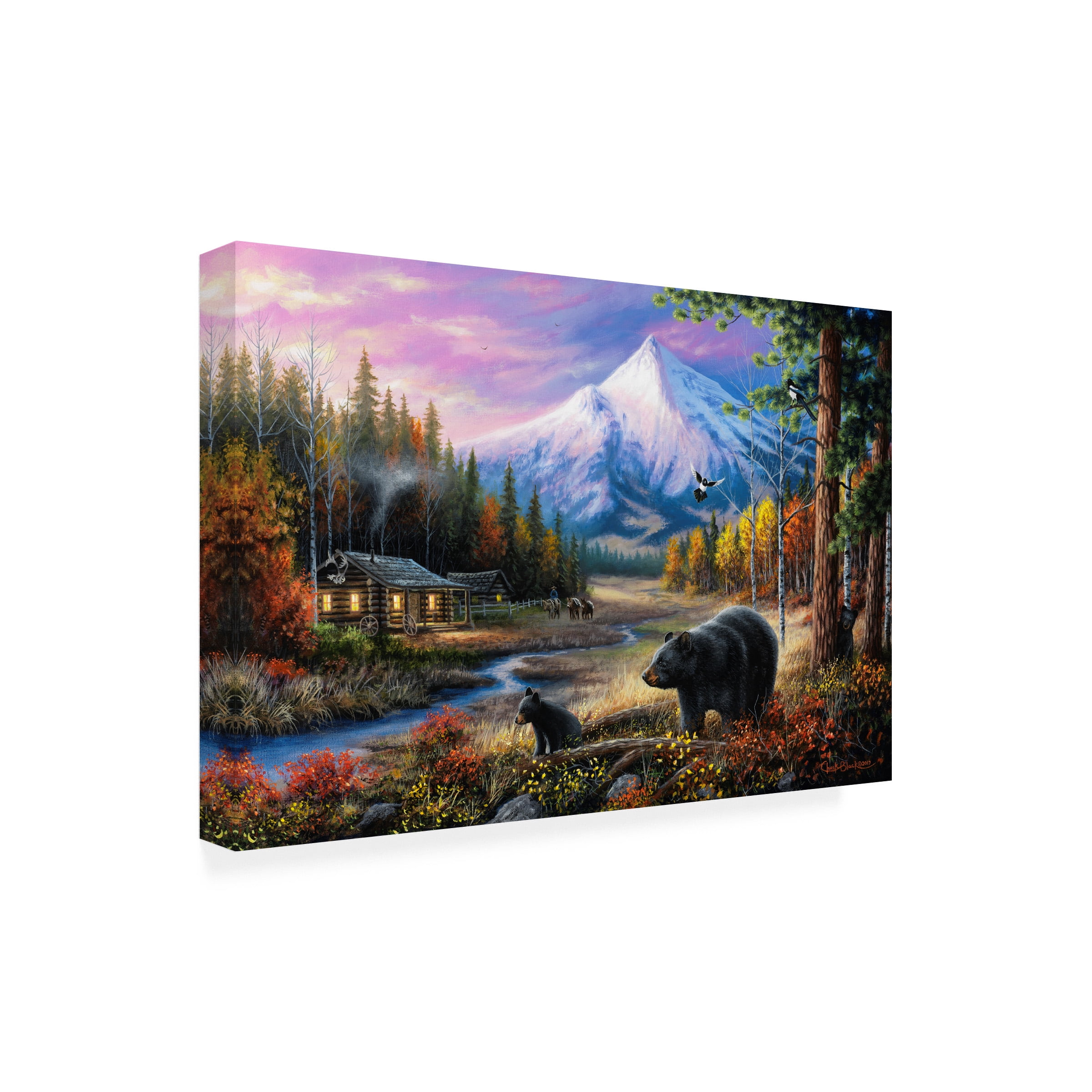 Chuck Black 'Routine Visitors' Outdoor All-Weather Wall Decor