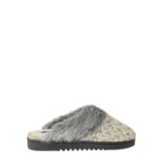 Nine West Women's Knit Closed Toe Scuff Slippers