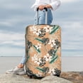 thumbnail image 3 of Lsque Tropical Leaves Flower Printed Luggage Cover, Travel Luggage Protector,Scratch and Dirt Resistant, Fits 18-32 Inch Luggage - Medium, 3 of 9