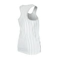 thumbnail image 3 of Women's New Era White Chicago Cubs Gameday Pinstripe Tank Top, 3 of 3