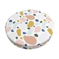 thumbnail image 6 of Uemuo Geometric Spots Pattern Round Bar Stool Seat Covers Washable Stool Cushion Slipcover Elastic Bar Chair Covers-12 inch, 6 of 7