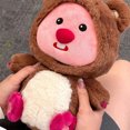 thumbnail image 5 of Muñeco de peluche de 35 cm con dibujos animados de Zanmang Loopy, muñeco de peluche de castor kawaii, muñeco de cosplay, juguete para niños, regalos para el día de San Valentín, 5 of 5