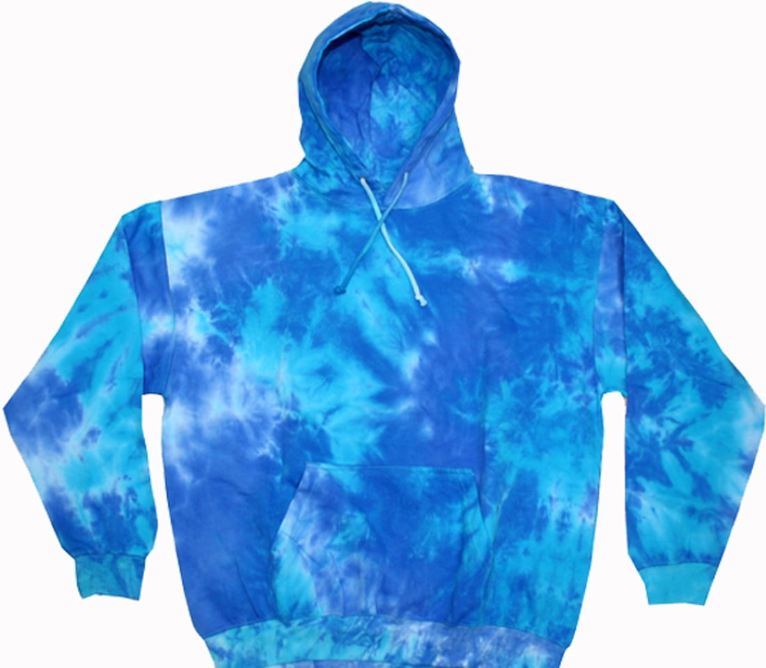 crinkle tie dye hoodie