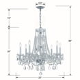 thumbnail image 4 of Crystorama Lighting - Eight Light Chandelier - Chandelier - Crystal - Eight, 4 of 6