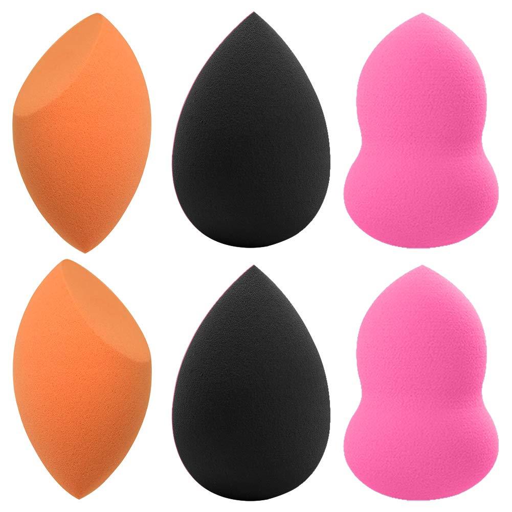 BEAKEY 6 Pcs Makeup Sponge Set Blender Beauty Foundation ...