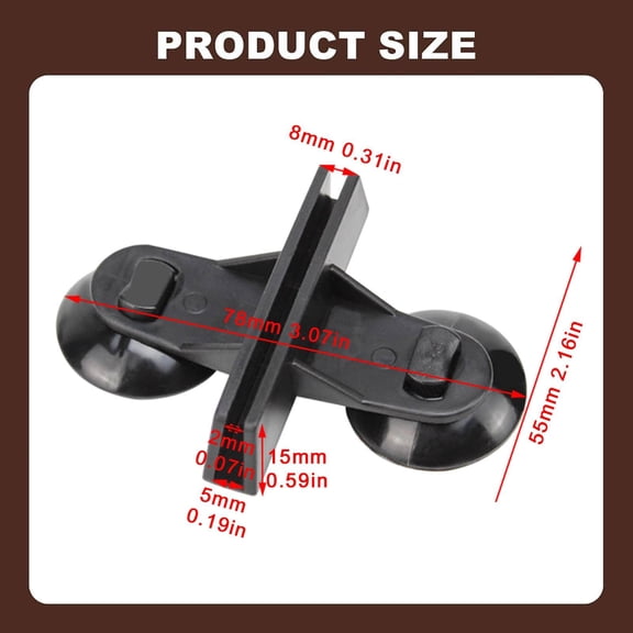 10 Pieces Aquarium Suction Cups, Fish Tank Divider with Sucker Clips, Aquarium Divider Suction Cup Clips, Silica Gel Sucker Holders for Fish Tanks Glass Cover Separating Divider Support Clip Bracket