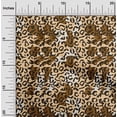thumbnail image 1 of oneOone Cotton Poplin Twill Brown Fabric Animal Skin Craft Projects Decor Fabric Printed By The Yard 56 Inch Wide-SAS, 1 of 4