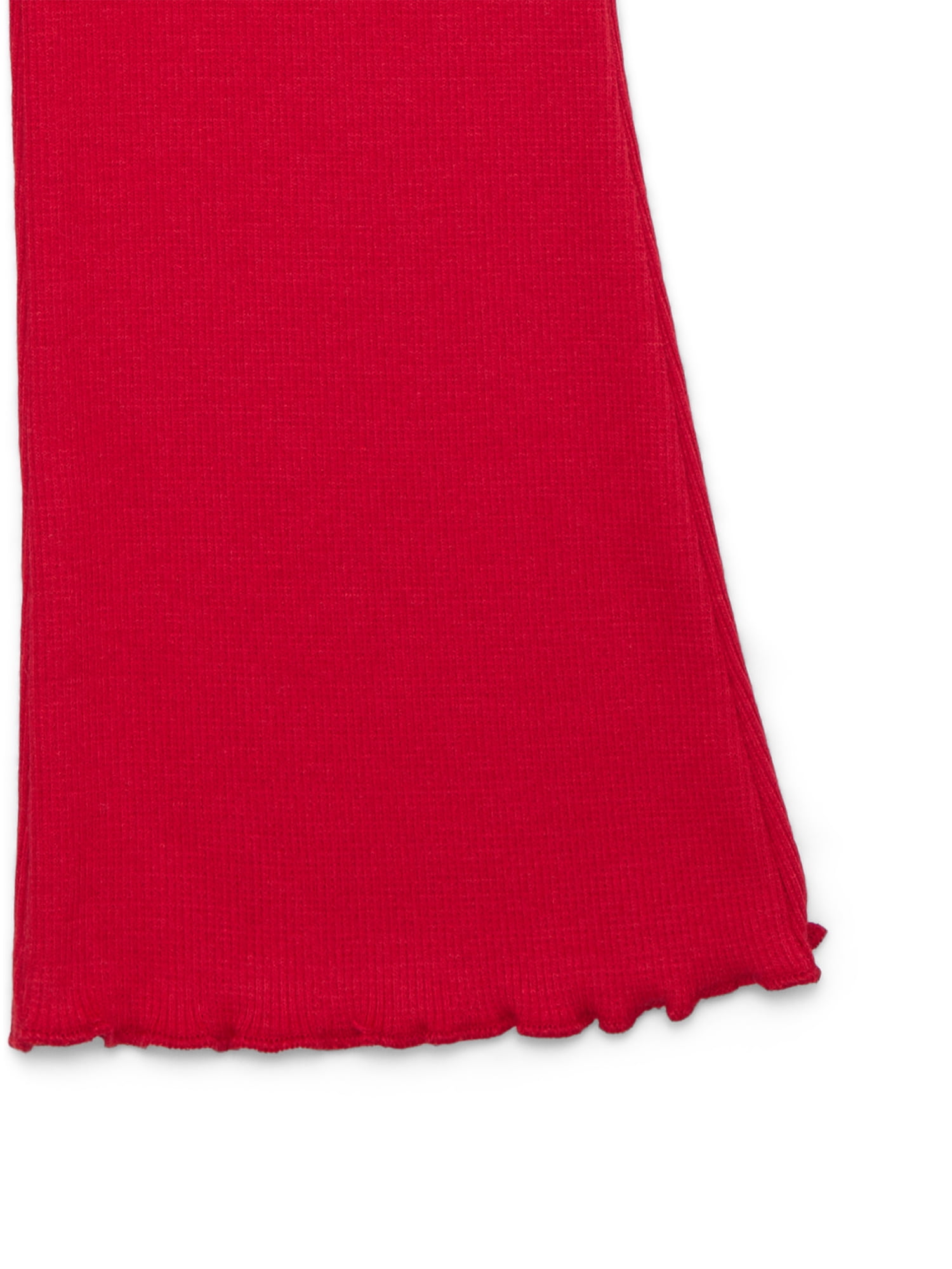 Garanimals Toddler Girls Holiday Ribbed Flare Pants, Sizes 18M-5T