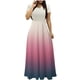 thumbnail image 1 of Vestido de Verano para las Mujeres Gradiente Impreso Cuello en V Manga Corta de la Longitud Del Tobillo Vestido, Vestido Corto de Verano, 1 of 5