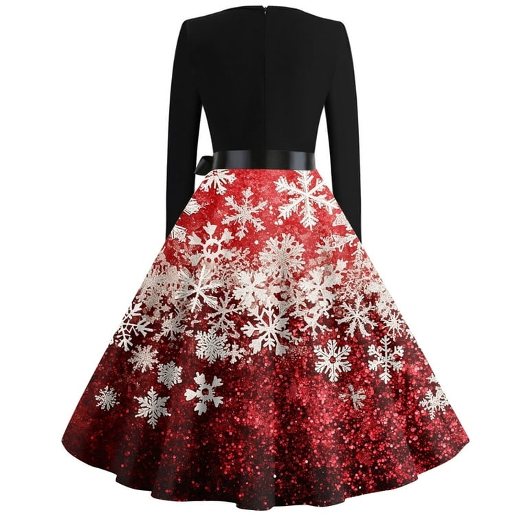 white christmas dresses Plus Size Sequin Christmas Tree Dress main image 0
