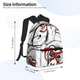 thumbnail image 4 of Lsque Monkey Classic Casual Backpack - Large Capacity Water-Resistant Backpack for School, Work, Travel, and Outdoor Activities, 4 of 8