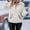 #211-White, variant on Ounisa Women's Half Zip Sherpa Fleece Pullover Warm Oversized Sweatshirts Soft Fuzzy Jackets for Fall Winter 2025