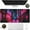 Japanese Anime Neon Street, variant on Large Gaming Mouse Pad for Desk,Wooden American Flag Desk Mat,Wooden USA Flag Desk Pad,Extended Big Computer Keyboard Mouse Pad with Non-Slip Base and Stitched Edge,31.5"x11.8"