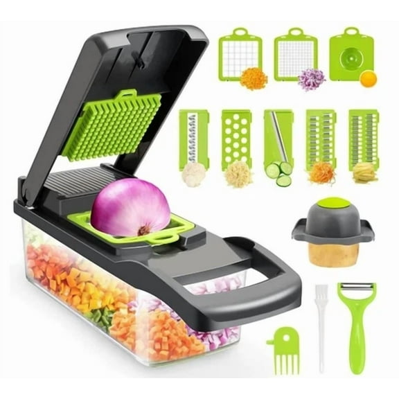 Vegetable Chopper 13 In 1 With 8 Exchangeable Blade