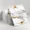 Grey White-10PCS, variant on Self Adhesive Tile Stickers 10PCS, Waterproof 3D Ceramic Marble Effect Wall and Floor Decor for Home Use