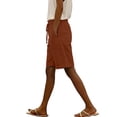 thumbnail image 6 of Women 5'' Quick Dry Running Athletic Shorts High Waisted Workout Gym Split Drawstring Short with 2 Pocket, 6 of 8