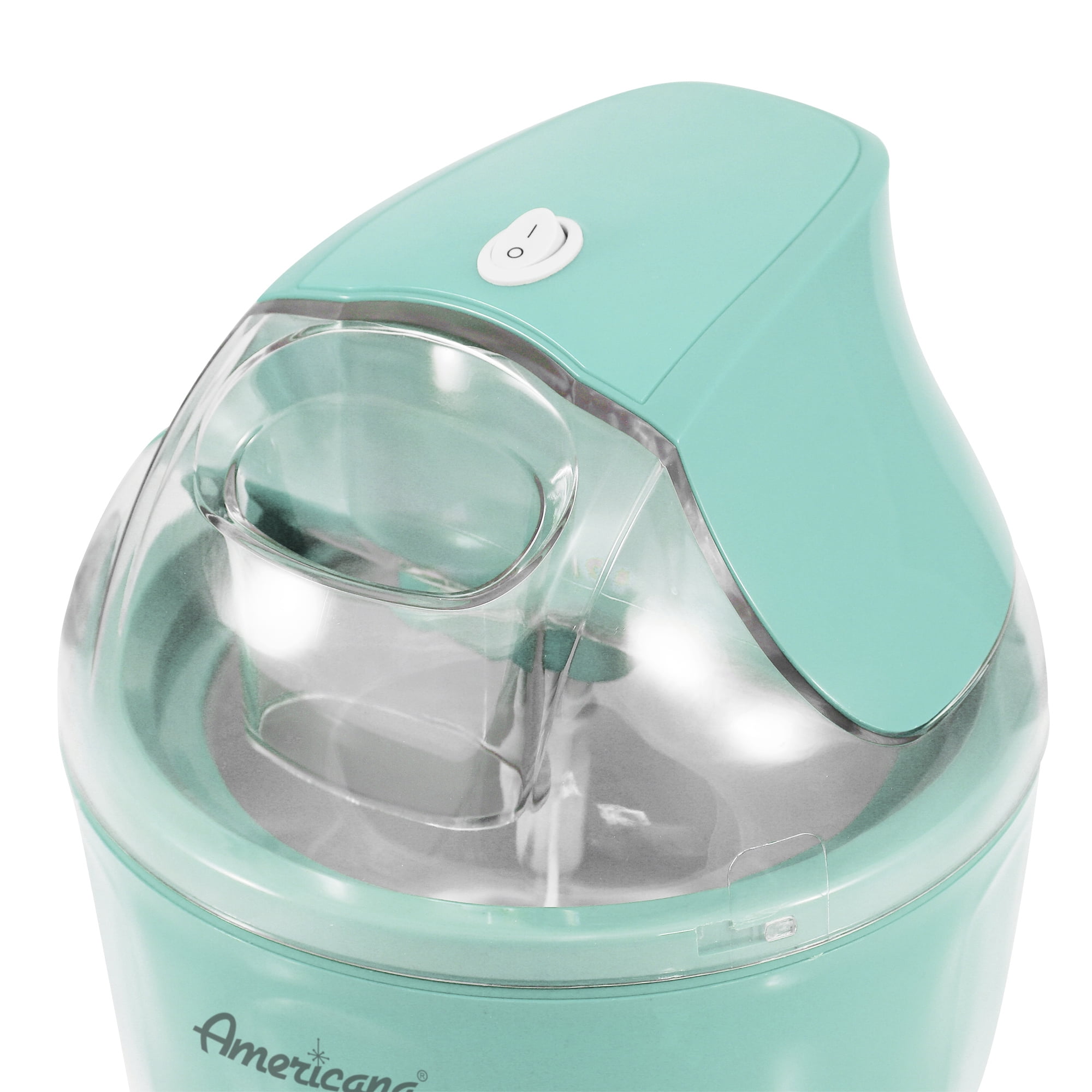 Americana EIM-1400R 1.5 Qt Freezer Bowl Automatic Easy Homemade Electric  Ice Cream Maker, Ingredient Chute, On/Off Switch, No Salt Needed, Creamy  Ice