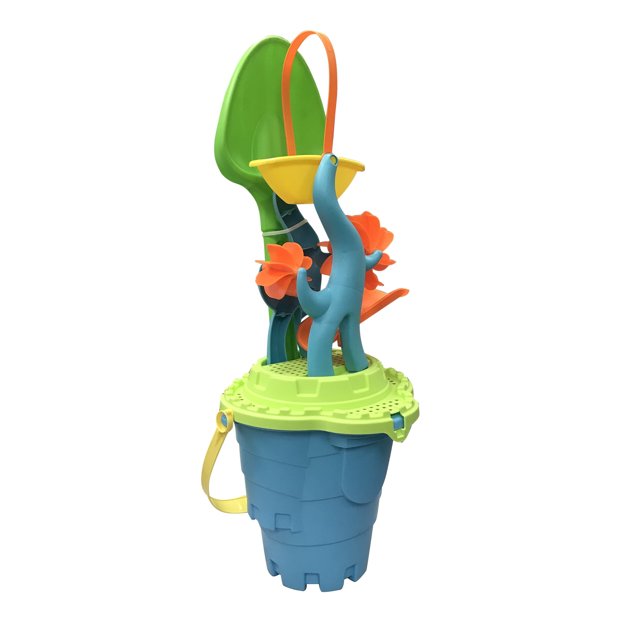American Plastic Toys Beach Tower of Fun 10-Piece Sand Toys Set