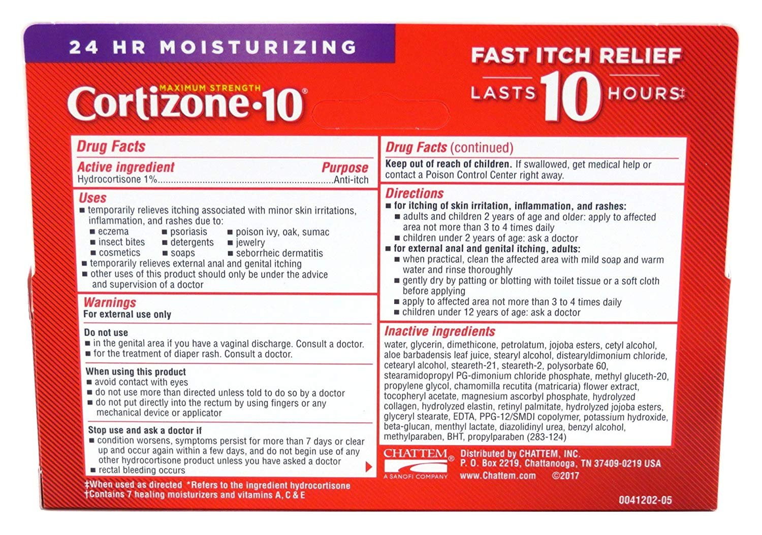 Cortizone10 Max Strength Cortizone10 Intensive Healing Formula, 2oz