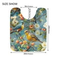 thumbnail image 5 of Ryvnso Summer Birds Jasmine Flower Bathroom Shaggy Rugs Toilet Mat Soft Contour Rug, 5 of 9