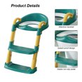 thumbnail image 2 of Silla para orinal para niños, taburete con escalón ancho antideslizante, protector contra salpicaduras plegable para baño Likrtyny Para estrenar, 2 of 6