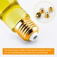 thumbnail image 4 of 20 Pcs Plastic Light Bulbs, NOGIS Fillable Light Bulbs, Fake Lightbulb, Plastic Lightbulbs for Crafts, Clear, Cups, Jars, Containers, Ornaments, Drink Glasses, Candy, Party Favors, 100ML, Gold, 4 of 7