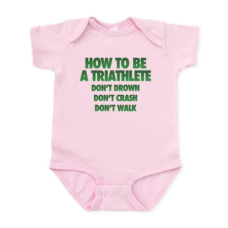 

CafePress - How To Be A Triathlete Baby Light Bodysuit - Baby Light Bodysuit Size Newborn - 24 Months
