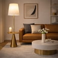 thumbnail image 3 of Ethereal Luminary Metal Brass Floor Lamp, 3 of 7