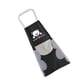 thumbnail image 2 of Delantal de cocina Monstrate con toalla de mano colgante y bolsillo negro para hombre y mujer, 2 of 6