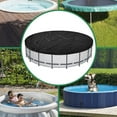 thumbnail image 6 of Heavy Duty 4FT Round Pool Cover Heavy Duty Waterproof Round Pool Cover for Above Ground Pool Windproof Rope, 6 of 9