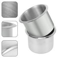 thumbnail image 2 of 4Pcs Portable Recessed Drop In Cup Drink Can Holder Stainless Steel Table Cup Holder, 2 of 8