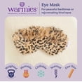 thumbnail image 3 of warmies Heated Eye Mask, Microwaveable Weighted Sleep Mask for Cold and Warm Compress, Leopard, 3 of 5