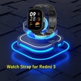 thumbnail image 3 of Correa De Reloj Correa De Caja Protectora, 2 En 1 Correa De Reloj De Acero Inoxidable Ajustada Para Redmi Watch 3, 3 of 8