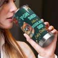 thumbnail image 4 of Pomeranian Dad Like a Regular Dad Only Cooler Happy Father's Day 20oz Stainless Steel Tumbler Insulated Cup with Lid Pom Dog Lover Gifts - 02007, 4 of 5