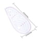 thumbnail image 3 of Advancent 4 Pieces Pattern Sewing Ruler DIY Tailor Calibrated Half-round Drawing Drafting Metric Dressmaking Clothing Manual Curve Type2 NO2, 3 of 6