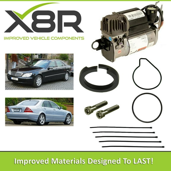 X8R REPAIR FIX KIT FOR WABCO AIR SUSPENSION COMPRESSOR PISTON RING COMPATIBLE WITH MERCEDES S CLASS 1998-2005 (W220), PART # X8R45 / X8R0045