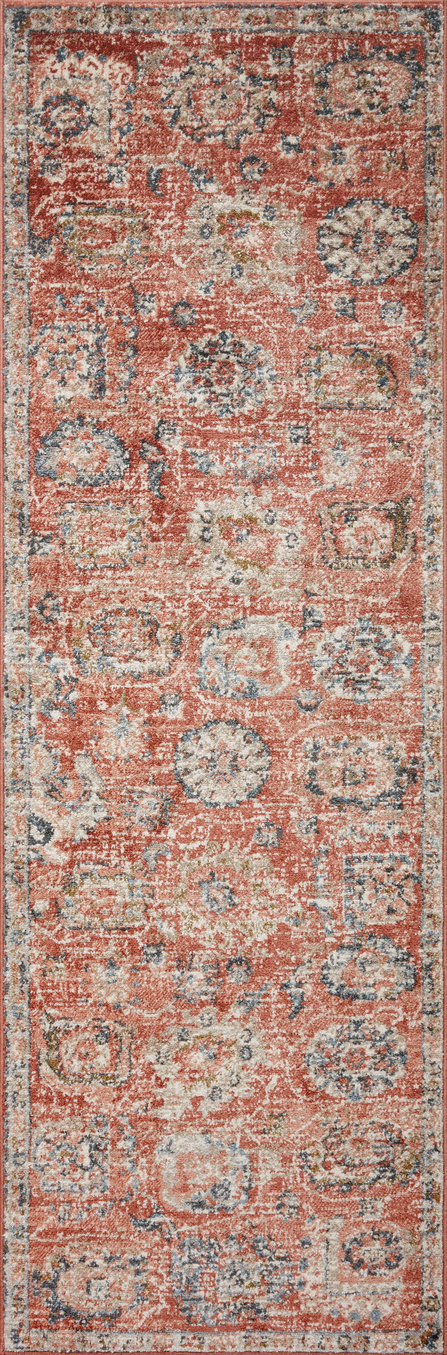 Loloi II Saban Collection SAB-08 Rust / Multi, Oriental Area Rug 2'-7" x 4'