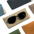 thumbnail image 4 of Glasses Bag Leather Advanced Sense Soft Leather Myopia Sunglasses Bag Portable Men's and Women's Sunglasses Protective Cover, 4 of 6