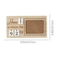 thumbnail image 3 of Wooden Photo Frame Display Desktop Picture Frame Stand Wall-Mounted Picture Frame Vertical Ornament, 3 of 9