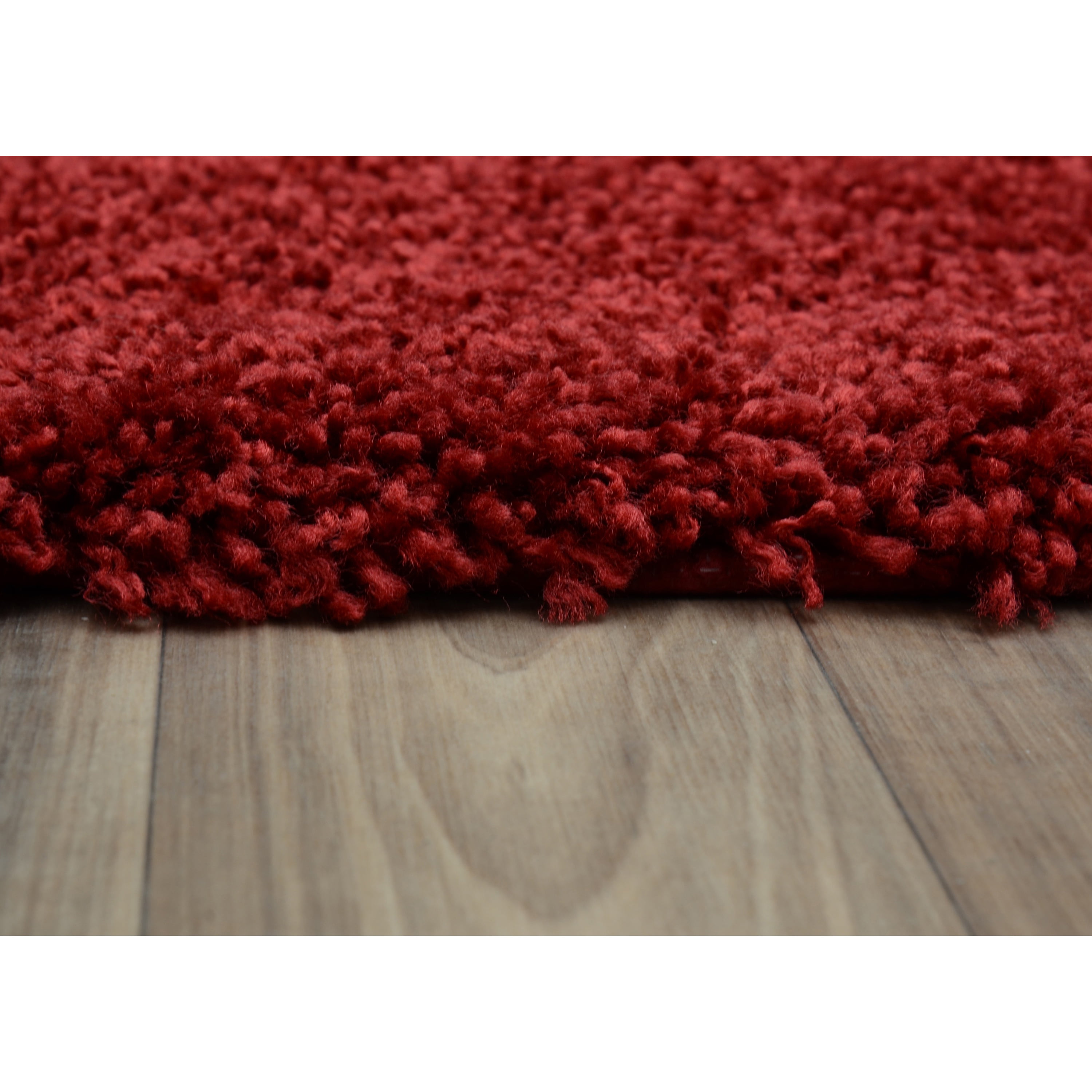 Garland Rug Serendipity Washable Nylon Bath Rug Set, 3 Piece Set (21"x34" Bath Rug, Contour Rug, & Toilet Lid) Chili Pepper Red